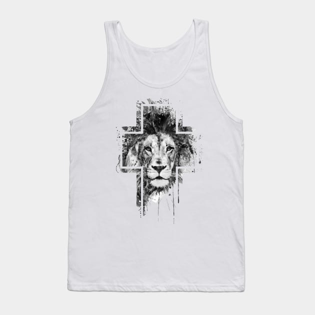 The Lion of the Tribe of Judah Tank Top by Marian Voicu